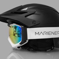 The Mariener Mountain Goggle on a Giro G10MX Helmet.
